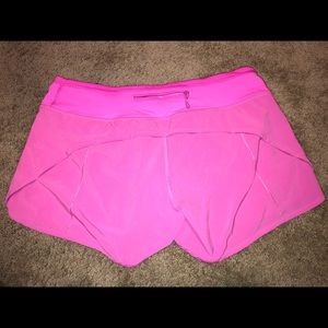 Pink Lululemon Shorts
